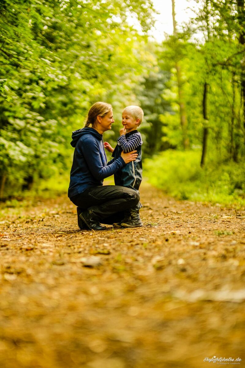 Familie im Herbst