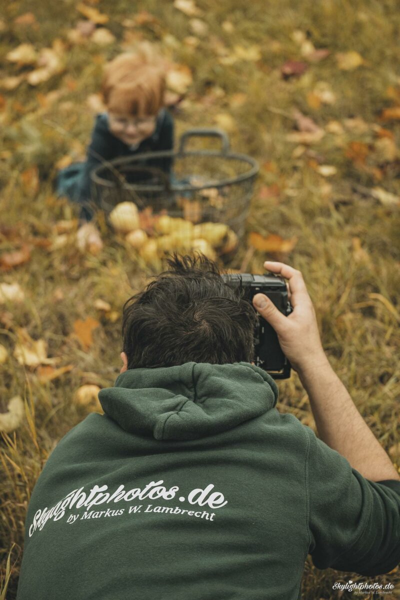 Herbstshooting MAking Of